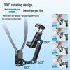 Magnetic Neck-Mounted Phone & Camera Chest Holder for Cycling & Vlogging - Compatible with DJI & GoPro.