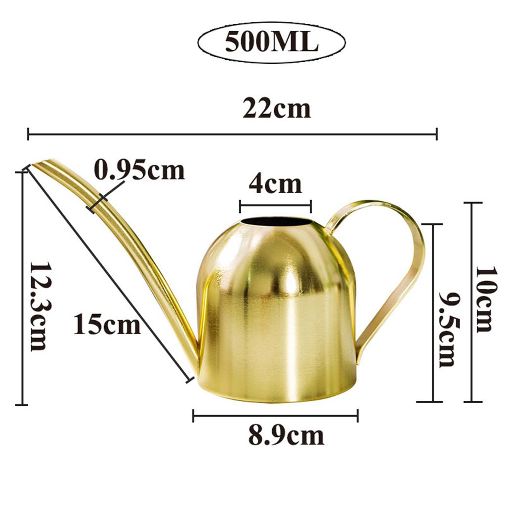 Watering Can for Indoor Plants Orchid Bonsai Stainless Steel Small Watering Can