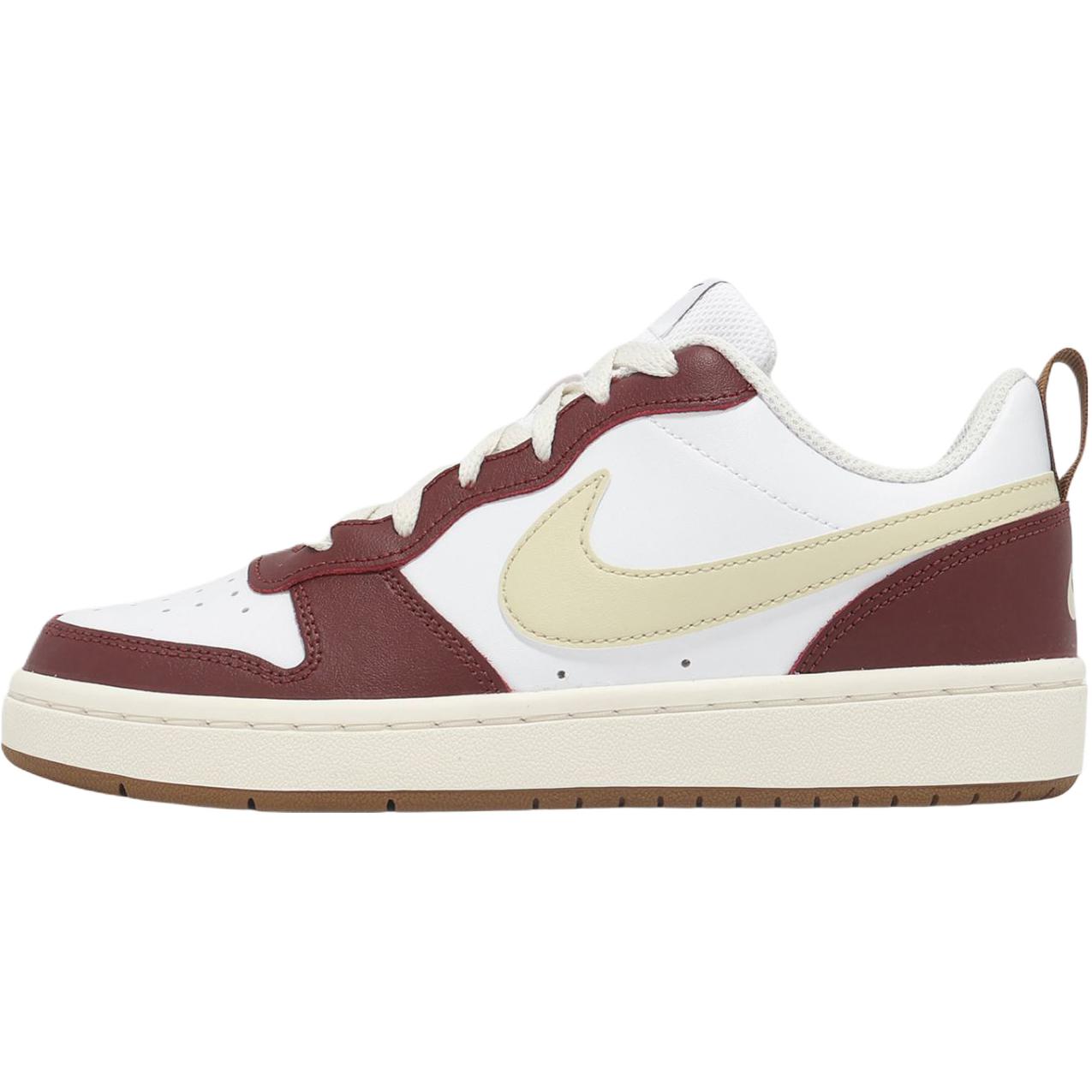 

Nike Court Borough Low 2 GS White Light Khaki Sail Kids Sneakers IB4706-121 35.5