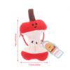 1Pc Plush Cartoon Bone Key Chain For Women Cool Cute Creative Funny Apple Core Fashion Pendant Key Ring Accessories Gift