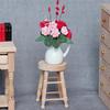 1Pcs Dollhouse Log Round Stool Mini Ornament