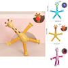 Langhals-Giraffe Stretch-Spielzeug mit Saugnapf und Leuchtfunktion