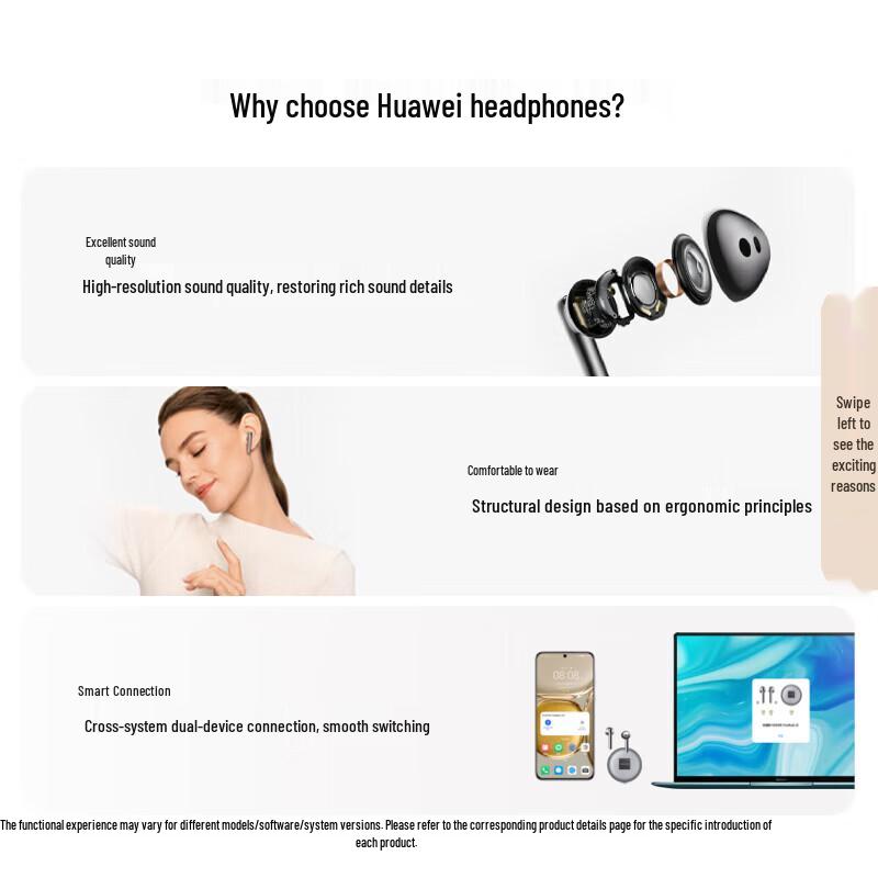 Huawei FreeBuds 4E 2024 Bluetooth Earbuds