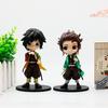 8pcs/set 2026 New  Demon Slayer Tanjiro Kamado Nezuko Anime Figure Model Toys Ornament Toys Mystery Box Decoration Collection To