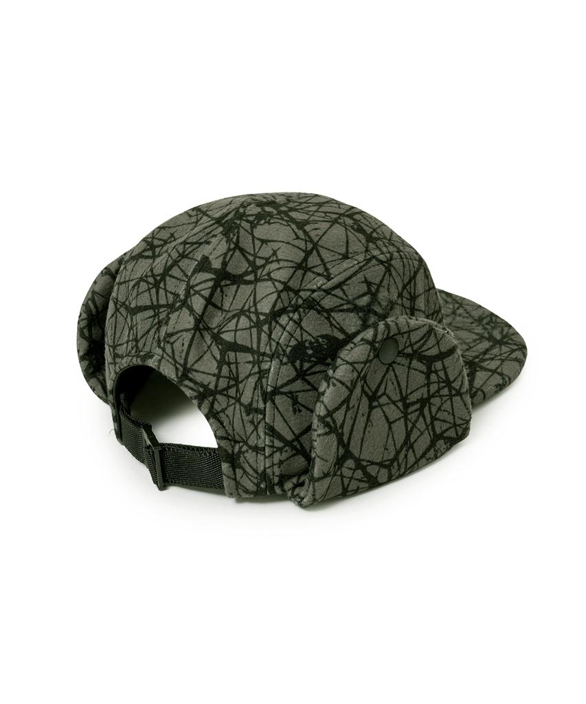 BROWNBREATH Sprawl Boucle Earflap Camp Cap - Khaki