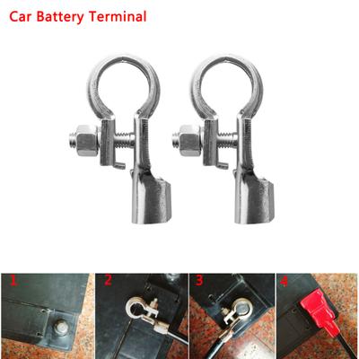 Universal Auto Car Battery Negative Positive Terminal Clamp Clip Brass Connector