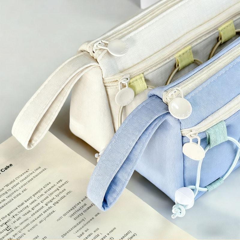 Kawaii Pencil Cases Large Capacity Pencil Case Pouch Holder Box for Girls Office School Supplies Pencil Bag Korean Stationery