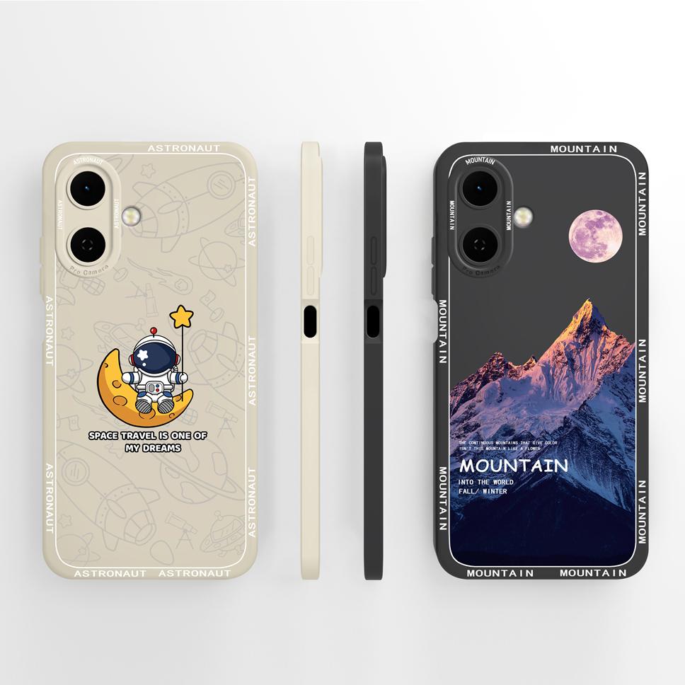 For Tecno Spark Go 2 Phone Case Fashion Flowers Patterns Soft Liquid Silicone Cover For Tecno Spark Go2 Full Coverage Shell Capa