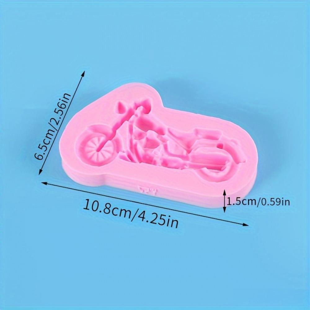 DIY Motorcycle, Bicycle Silicone Molds for Chocolate, Polymer Clay, Candy, Sugar Art, Fudge and Cake Decoration - Create Unique and Eye-Cat