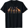 Cute Giraffe Design For Men Women Safari Zoo Giraffe Lovers T-Shirt