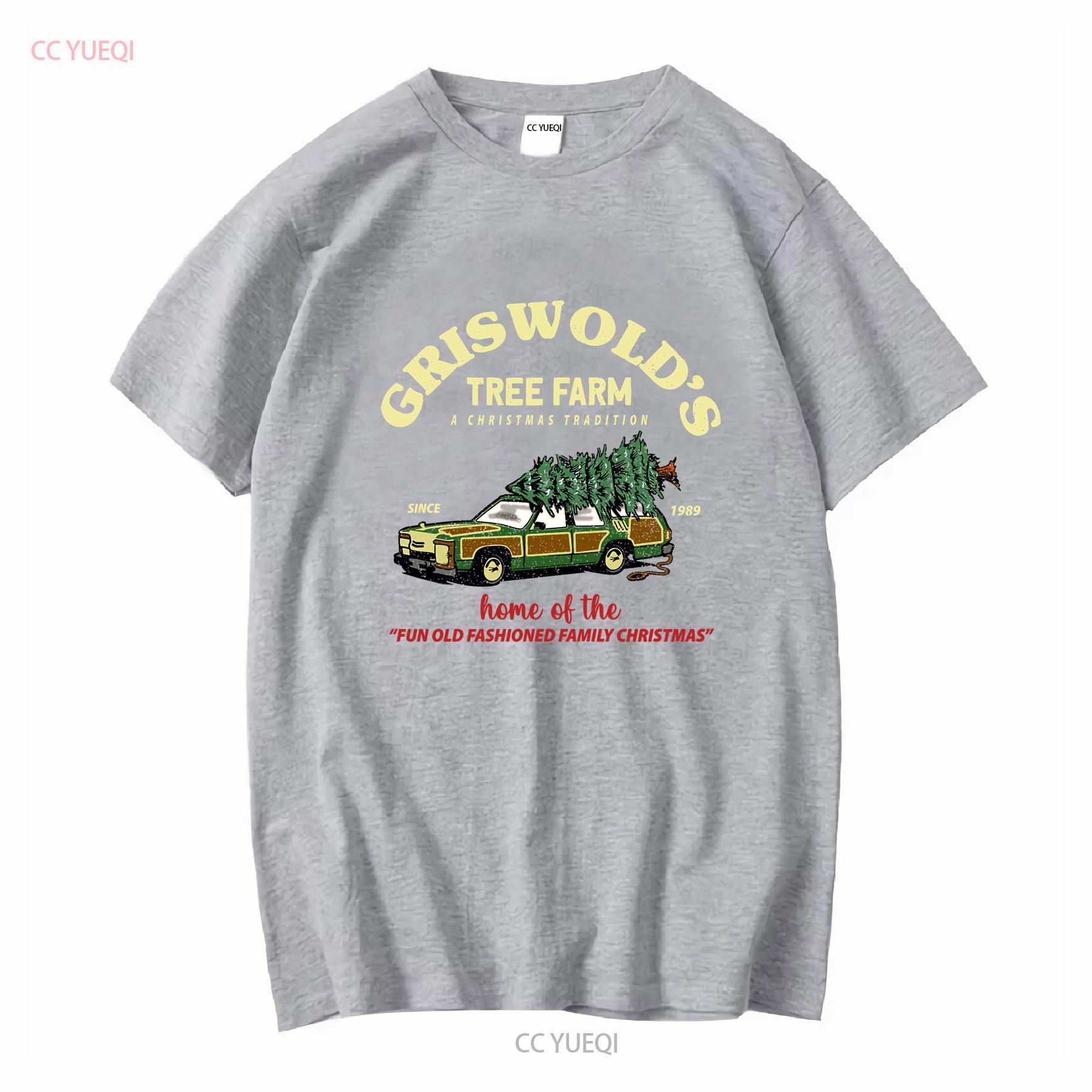 Griswolds Tree Farm T Shirt Christmas Vacation Xmas Family Griswold long or short sleeves vintage Washed Slightly fashion S