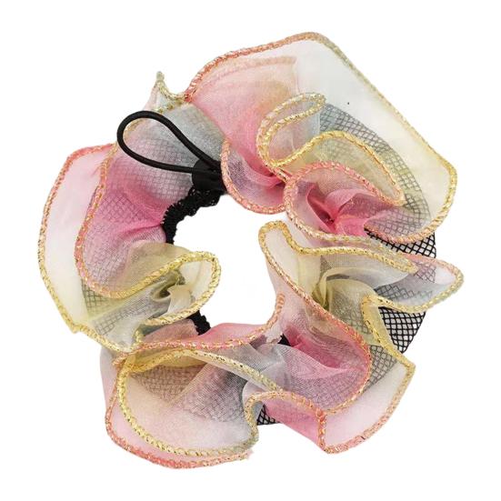 

Yousheng Dancer Bun Hair Net Elastic Drawstring Hairnet Adjustable Gauze Hair Accessories for Girls Dance Ballet Skating Gymnastics