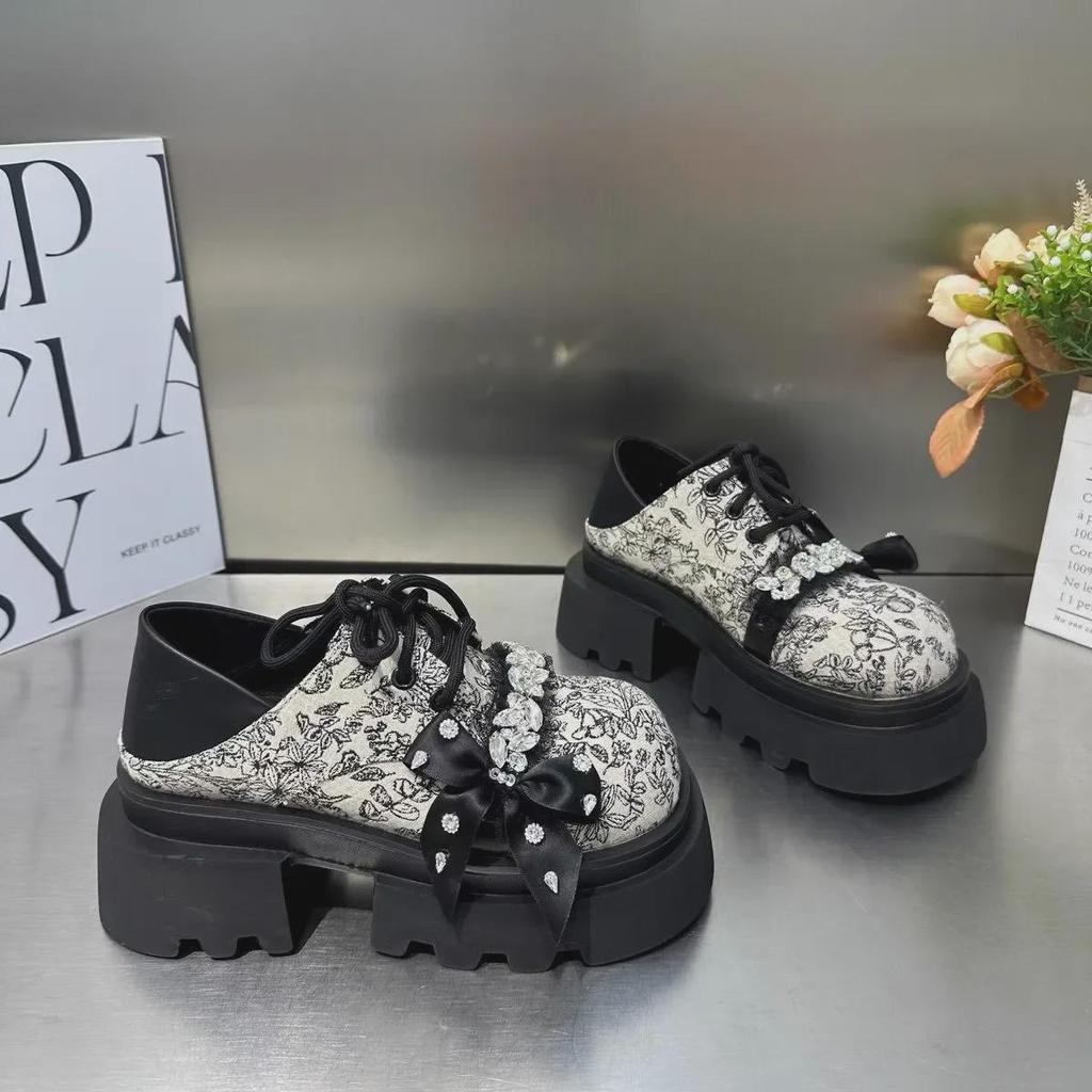 2024 Damen JK Uniform Leder Slipper mit dicker Sohle - Big Head, Mix & Match, kleine Größen verfügbar