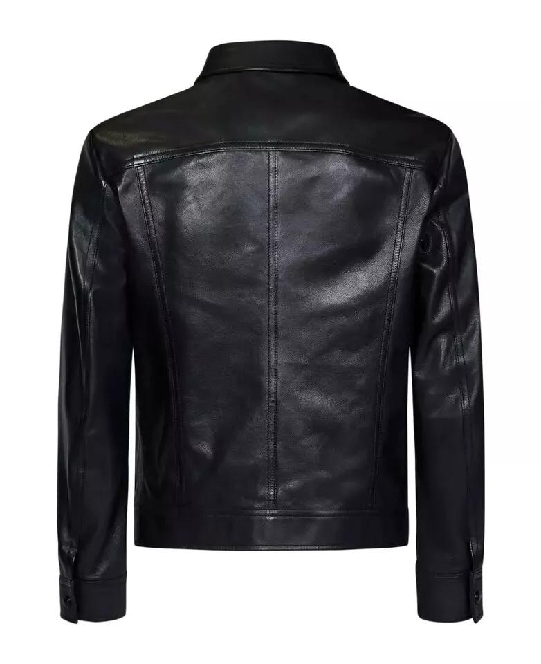 AL KHALID Elegante NUOVO Giubbotto da uomo 100% Vera pelle di agnello Giacca da motociclista da corsa