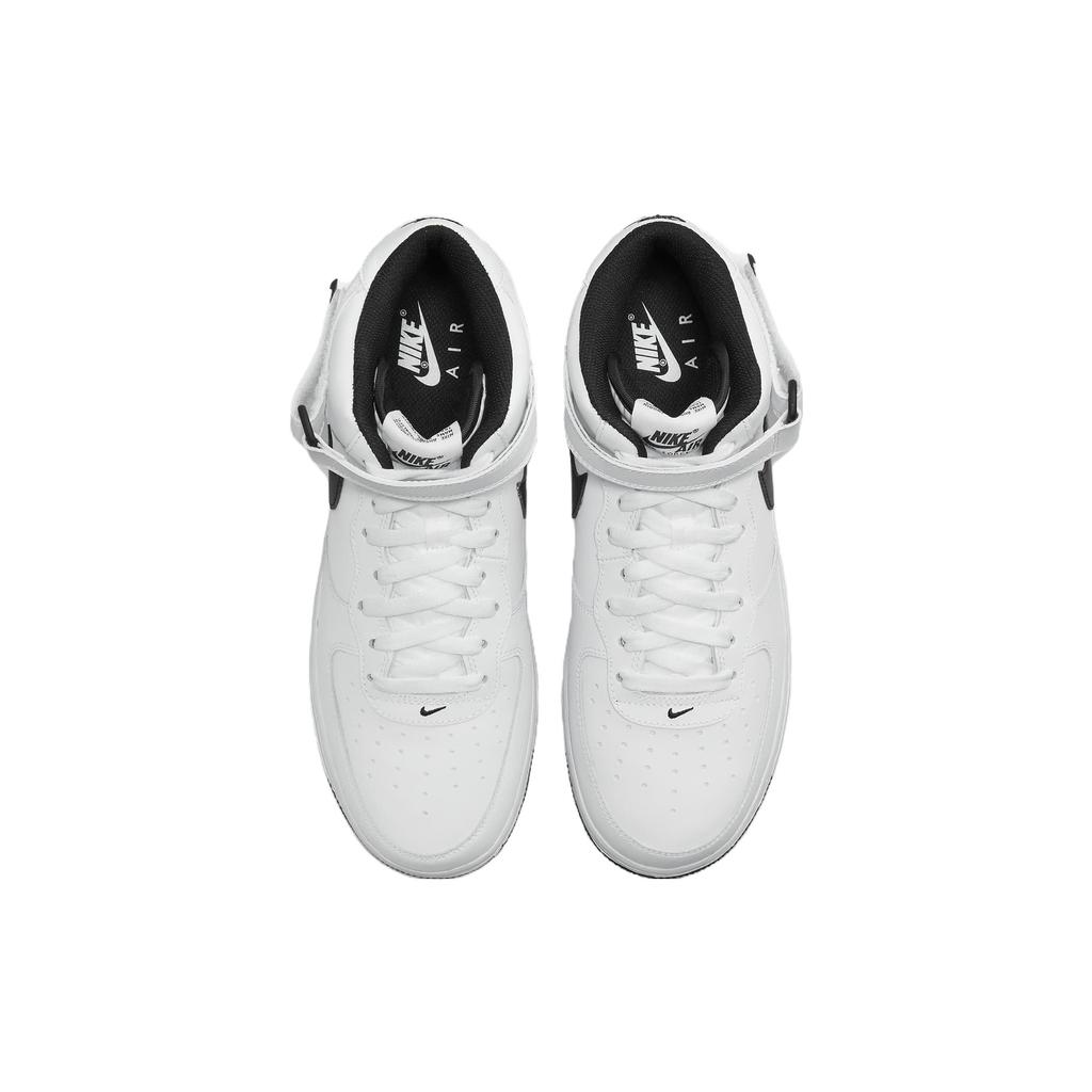 New Nike Air Force 1 Mid White Black 2023 DV0806-101