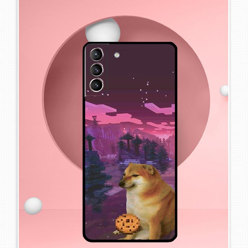 Doge Case For Samsung Galaxy S24 S23 Ultra S22 S20 FE S21 FE Note 10 20 S8 S9 S10 Plus Cover