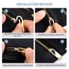 New 5Pc Multi-purpose Zip Instant Zipper Repair Kit Replacement Broken Buckle Travel Bag Suitcase Zipper Head DIY Sewing Craft