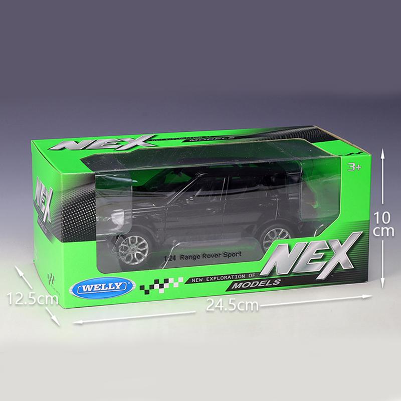 1/24 WELLY Rand Rover Range Rover Sport Alloy Car Model Diecasts Metal Toy Vehicles Car Model High Simulation Collection Childrens Gifts