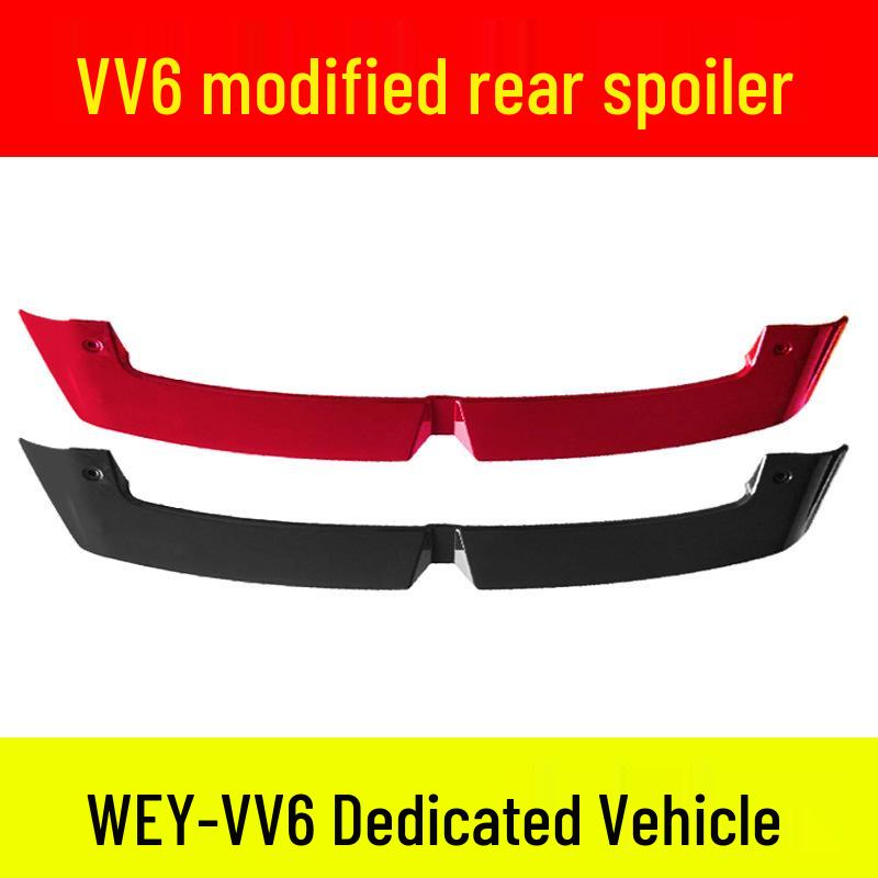 Задний спойлер WEY-VV6 для Great Wall Wey Pai - Дефлектор ветра, Внешний аксессуар для модификации VV6 Special Edition - Gloss Black