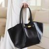 Niche Wing Bag Simple Fashionable Tote High-quality Large-capacity Lychee Pattern Casual Shoulder