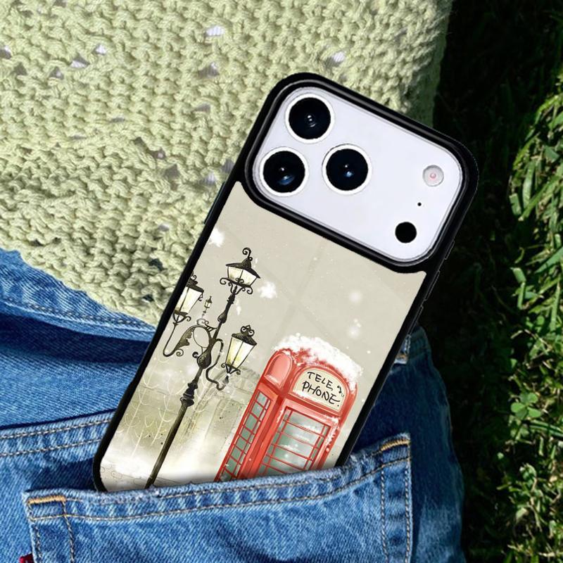 London Bus England Big Ben mobile phone case Compatible with IPhone 17 16 15 14 13 12 11Pro Max 17 Air cover