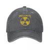 Retro Nuclear Metal Rock Band Baseball Cap Unisex Distressed Cotton Snapback Cap Megadeths Outdoor Workouts Caps Hat
