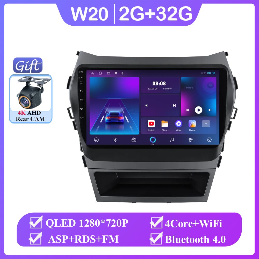 

Автомагнитола Android 14 Carplay Для Hyundai Santa Fe IX45 2013 - 2017 Навигация GPS Android Auto Экран Стерео Не 2din DVD 5G Wifi