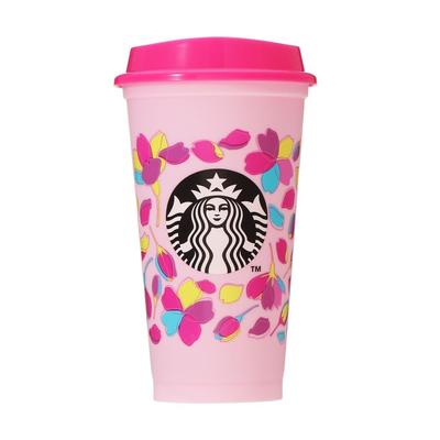 STARBUCKS Starbucks SAKURA2024 Color Changing Reusable Cup 473ml Tumbler Coffee Starbucks Sakura Sakura Reusable Cup Cute Birthday Present Gift 2024