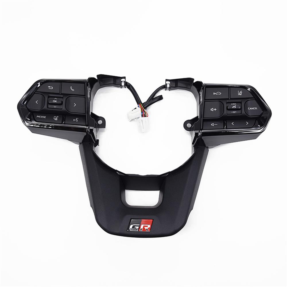 

Кнопка на руле Переключатель круиз-контроля Кнопка регулировки громкости для Toyota Land Cruiser CL300 22-25