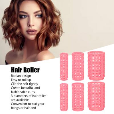 Lockenwickler 30 Stück Professionell Damen Zuhause Selbsthaftende Lockenwickler Set Stylingwerkzeug Friseurwickler für Dickes Dünnes Haar