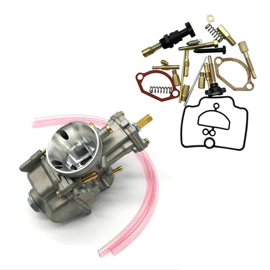 

28mm Flat Slide Carburetor +Repair Kit for PWK Carburetor Scooter KTM ATV 2 Stro