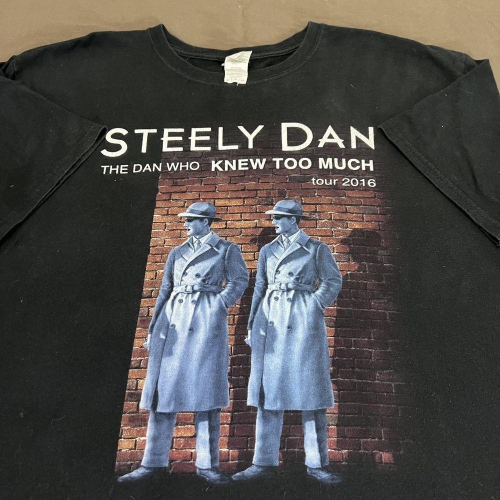 2016 Steely Dan Band Tour Retro Style Black Unisex Shirt Reprint S5XL WA1242 Unisex T-Shirt XXXL