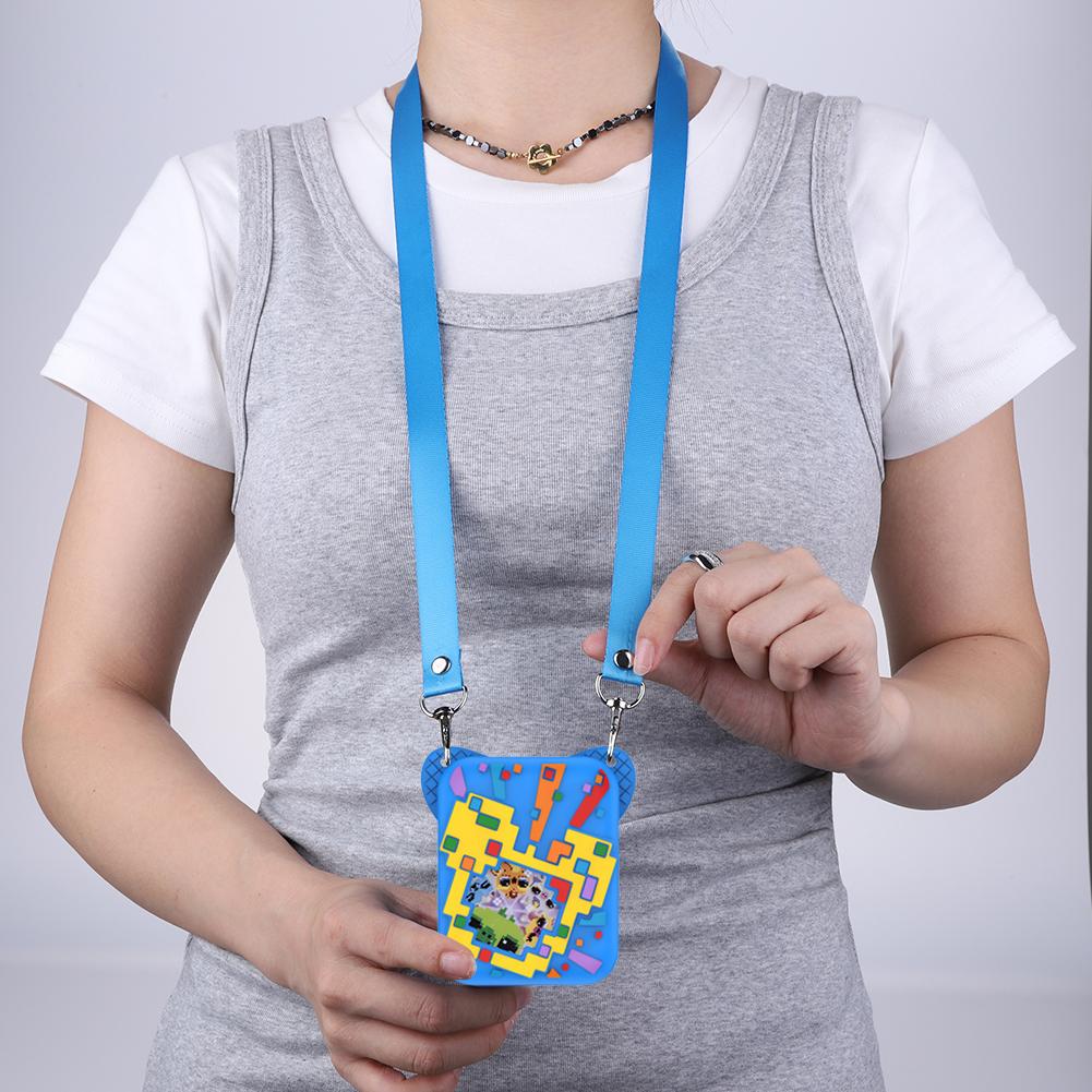 Silicone Case Anti-Scratch Protective Skin Sleeve Silicone Cover Case Shockproof with Lanyard for Bitzee Dis Ney Interactive Toy