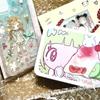 Cute Cartoon Smoothie Girl Printed Tin Box Desktop Organizer Korean KPOP 3-inch Card Holder INS Sticker Hair Clip Collection Box