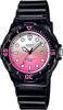Analog Watch LRW -200H-1EV / -200H-4EV Women's/Kids' Cheap Casio Gloss Black/Pink Metallic / Gloss White/Black Overseas Model [Parallel Import]