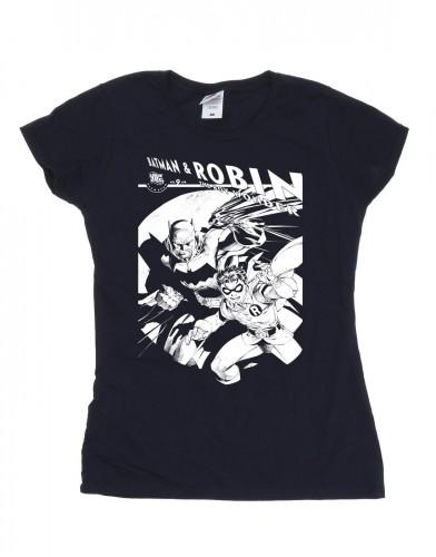 DC Comics Womens/Ladies Batman And Boy Wonder Cotton T-Shirt