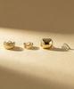 Dieuamour [8Pack] Triangle Cubic Ring Daily Earring Set