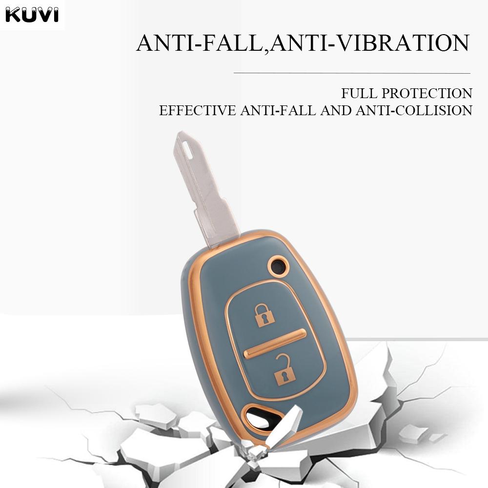 New Tpu Car Remote Key Case Cover Shell For Renault Movano Trafic Kangoo Vauxhall Opel Vivaro Protector Fob Accessories