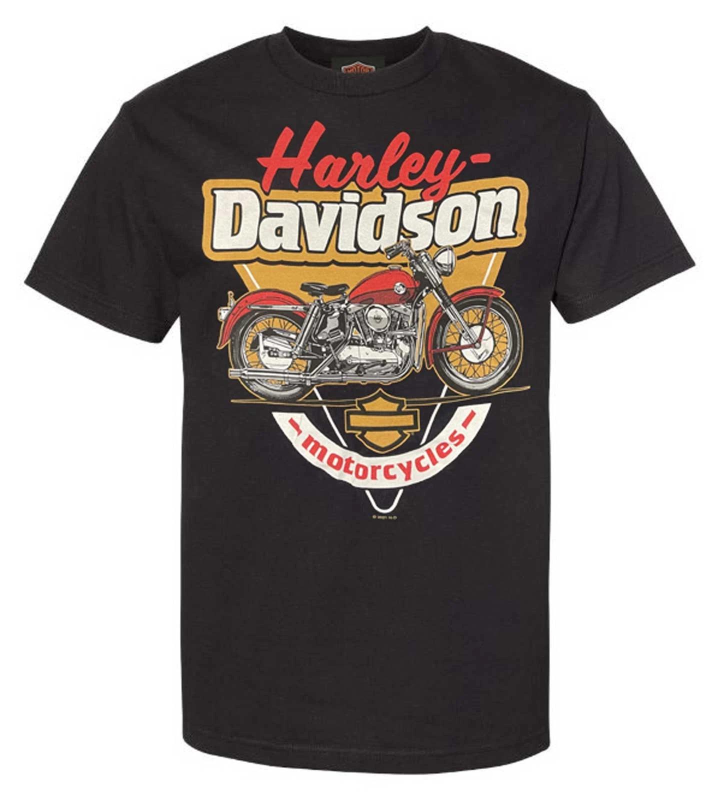 Мужская хлопковая футболка Harley-Davidson с принтом MC Sigil II (3XL) S