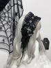 Harajuku Gothic Lolita Cosplay Headwear Sweet Lovely Girl Subculture Wing Angel Lace Flounce Fold Headband Hair Accessories