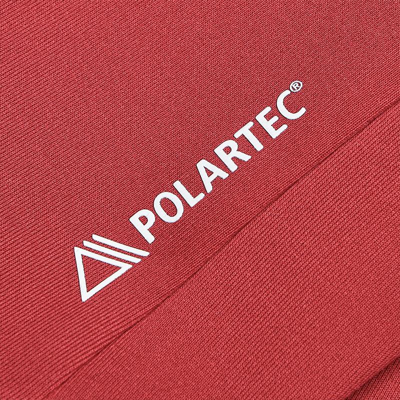 Fila Fitted Mock Neck Half-Zip Knit Long Sleeve T-Shirt Women Tops Dark-Rose A11W517213FWI