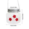 Jar Hummingbird Feeder Wild Bird Feeders Top Fill Humming Bird Feeding Station With 3 Perforated Flower Nozzles Top Fill Design