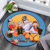 Popeye the Sailor Man,Round Area Rug,Carpet Rug for Living Room Bedroom Sofa Playroom Decor,Non-slip Floor Mat