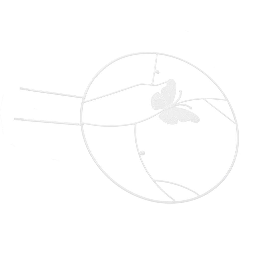 2PCS Flower Plant Support Stand Iron Climbing Frame for Home Garden Round Design