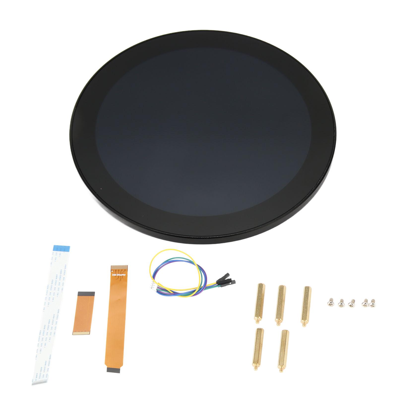 

4-дюймовий круглий сенсорний дисплей DSI IPS 10 точок 60 Гц оновлення з регульованою підсвіткою загартоване скло круглий РК-дисплей