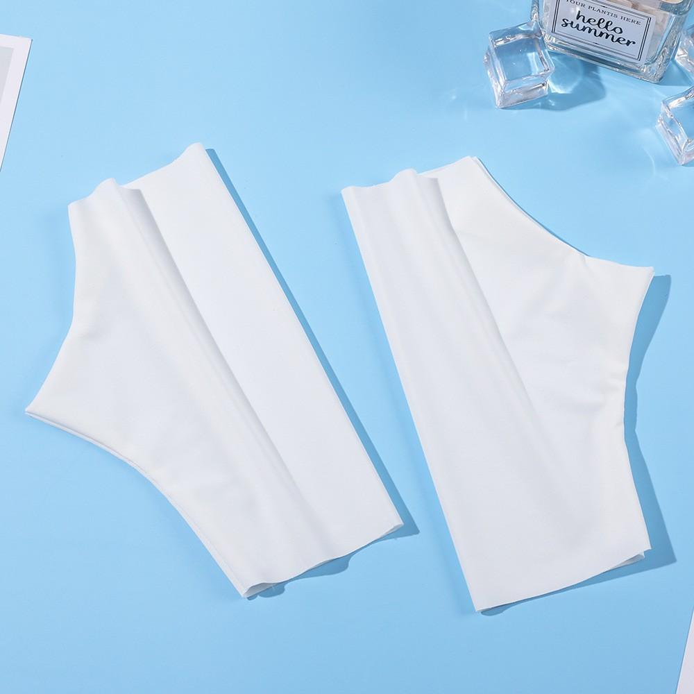 Sunscreen Gloves for Women In Summer UV Proof Thin Cool and Breathable Half Finger Riding Ice Silk Manicure Gloves