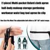 Multi Pocket Work Apron Adjustable Buckles Durable For Gardening Makeup Tool Storage Waist Organizers