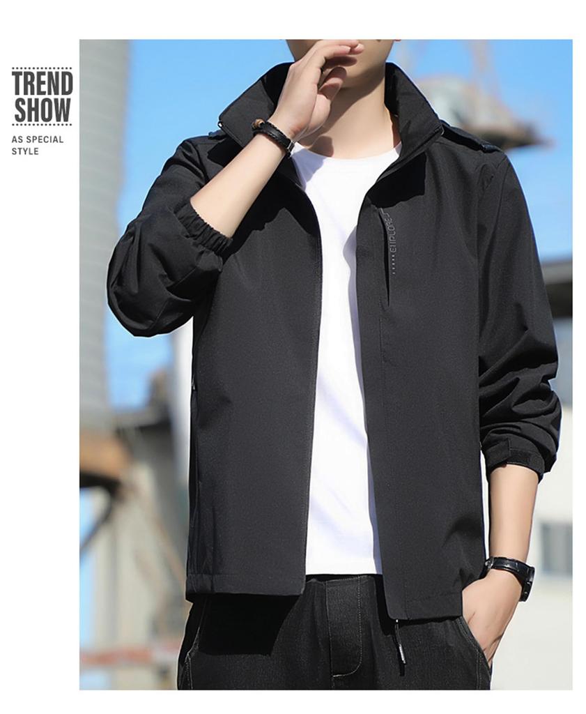 ANONIE Windbreaker Mountain and Lightweight for Outdoor Casual Fall and Size L Men's Jacket, Parka, Blouson, Lightweight, Windproof, Waterproof, Wear,