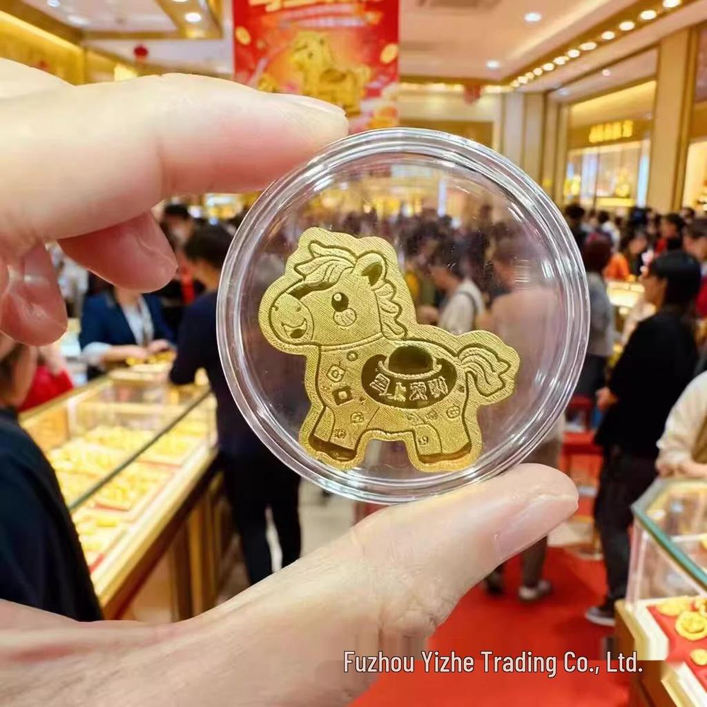 Year of the Horse Gold Phone Sticker 2026 - Brings Good Fortune and Wealth
