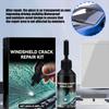 Windshield Crack Repair Kit Professional 0.05mm Tool Restores Structural Integrity Includes Cleaning Fluid And UV Shield